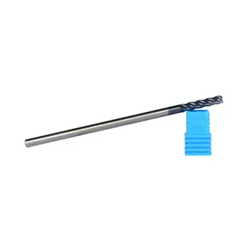 

5pcs 4 Flutes Tungsten Carbide Flat Top End Mill Spiral Cutting CNC Tool Parts
