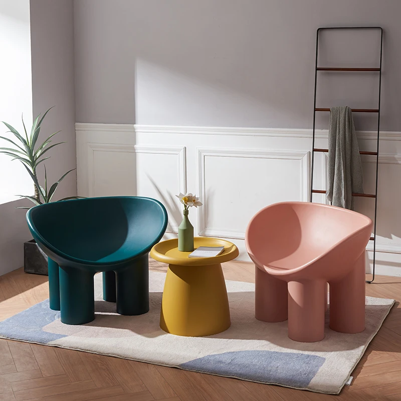 Nordic Design Children's Elephant Legs Chairs Homestay Single Sofa Chair Lazy Creative Outdoor