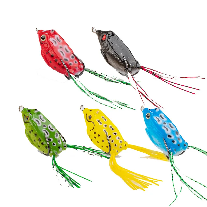 5g/45mm 9g/50mm Fishing Lure for Bass Floating Perch Wobbler Silicone Frog Bait Soft Artificial | Спорт и развлечения