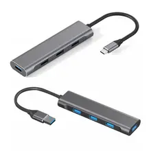 4 в 1 USB C концентратор адаптер ключ для MacBook Air Pro и других Usb ноутбуков