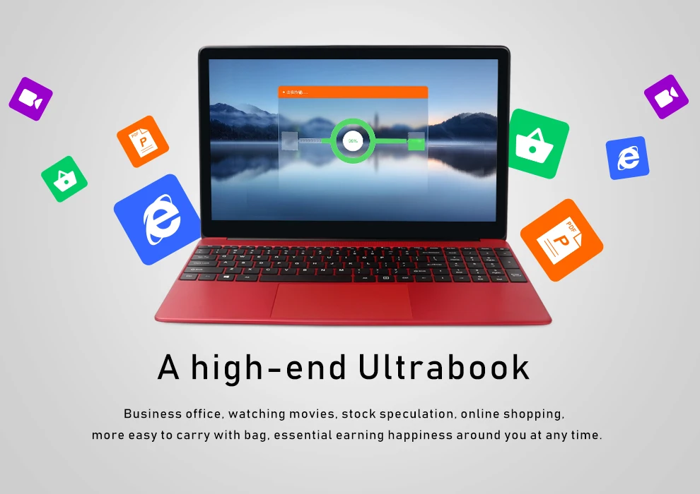 15.6inch laptop1920X1080P 8G RAM 128G SSD 1000GB HDDIntel Quad Core Win10 System Notebook for school office home Computer laptop