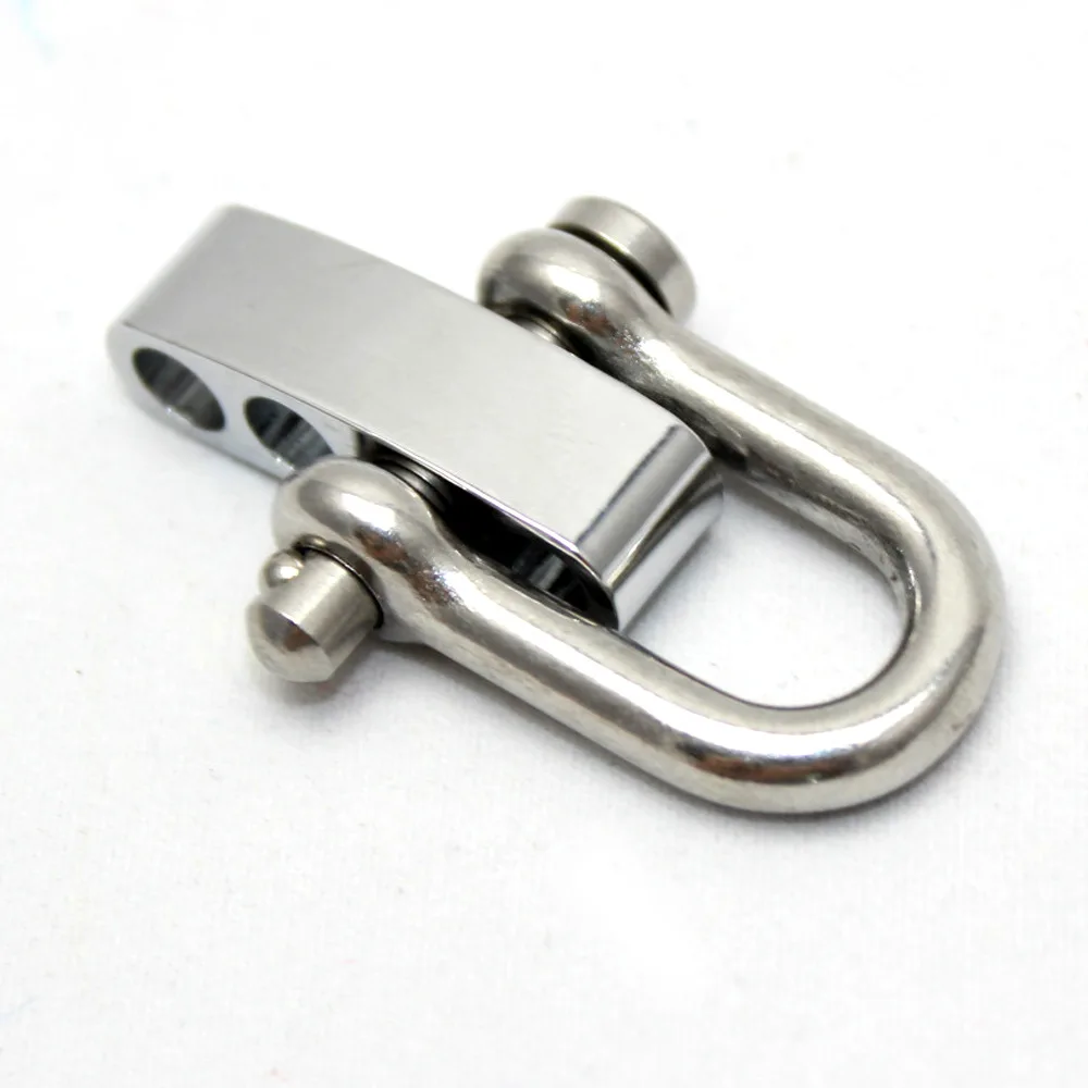 Нержавеющая сталь Регулируемая пряжка Паракорд принадлежности для браслетов на