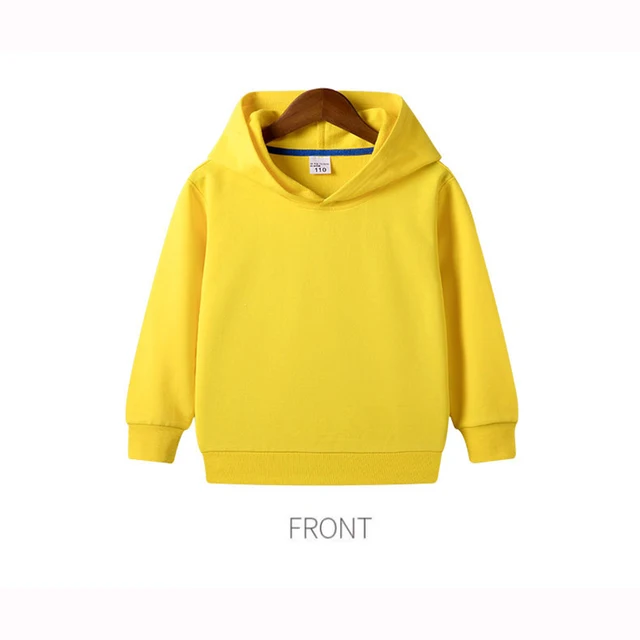 9 Colors Autumn Early Winter Coat Toddler Baby Kids Boys Girls Clothes Hooded Solid Plain Hoodie Sweatshirt Tops 2020 New 5