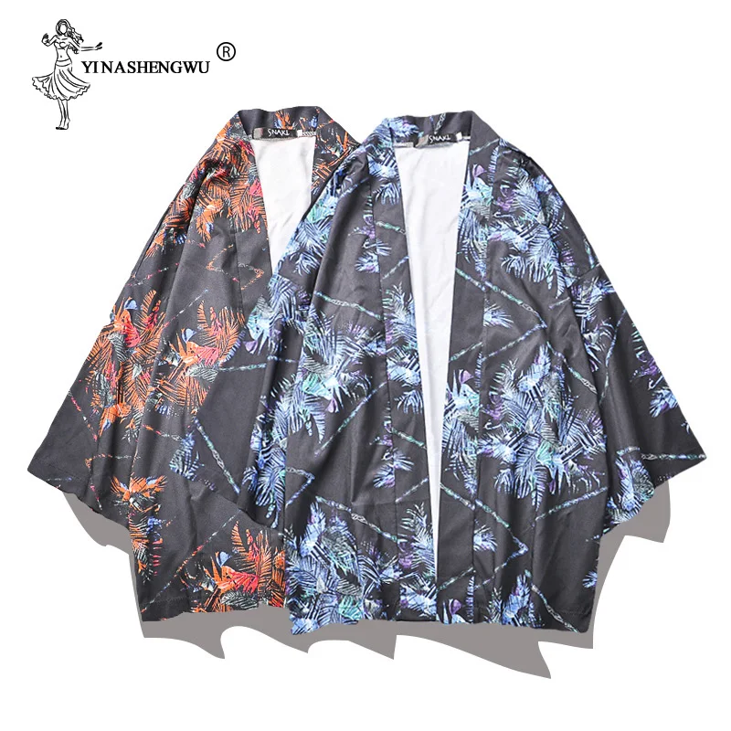 Одежда Yukata женский японский кардиган Kimonos мужской японский традиционный кимоно Femme свободное тонкое пальто унисекс пляжная Повседневная рубашка