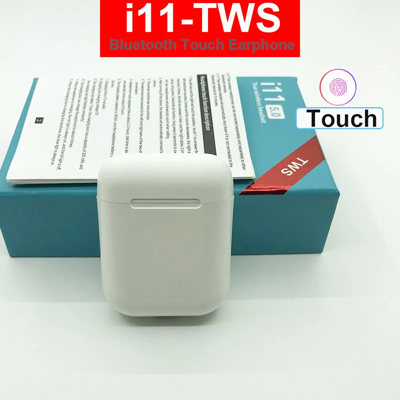 I14, i12, tws, беспроводные наушники, i9s, i11, tws, Bluetooth 5,0, наушники, Auriculares, наушники, беспроводные гарнитуры для Android, xiaomi i - Color: i11 white