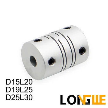 

LONGWE D15L20 D19L25 D25L30 Ecnomic Parallel Line Shaft Coupler Beam Coupling