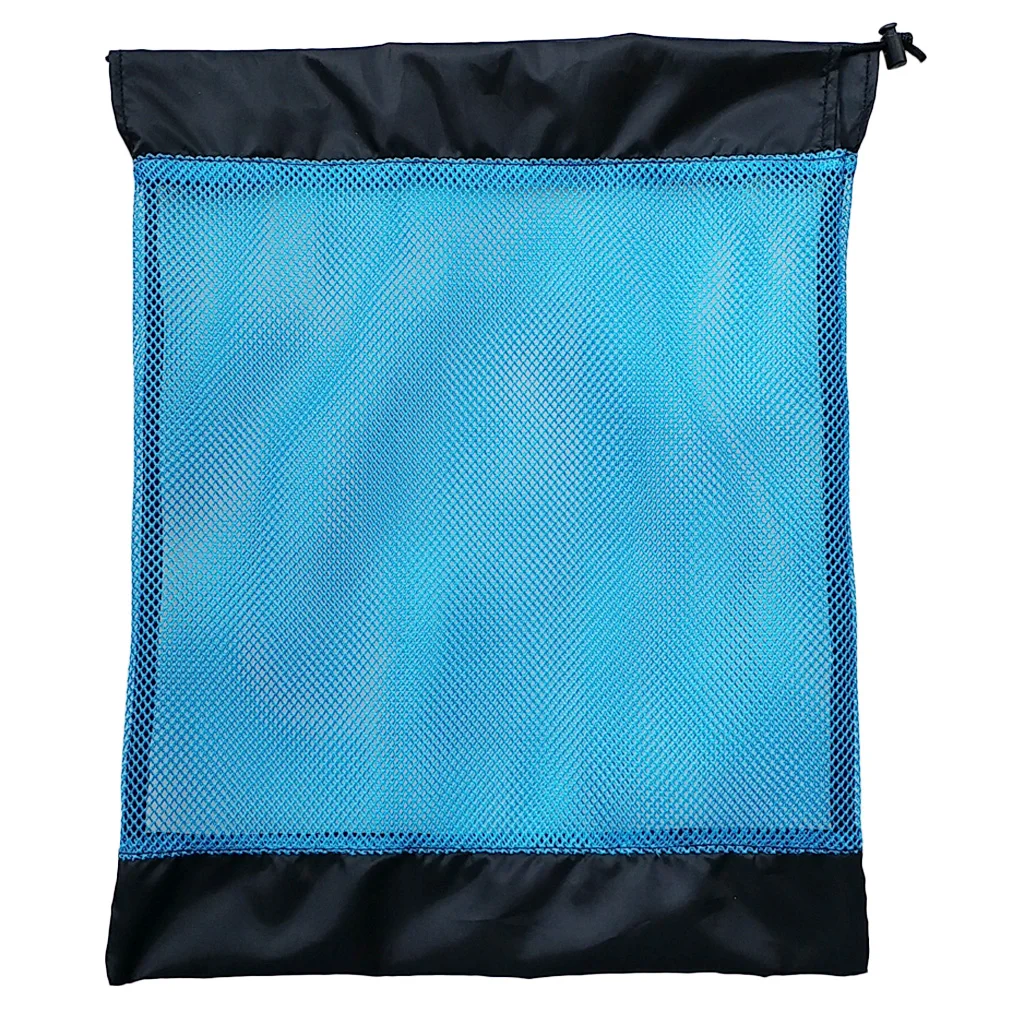 2 штуки, Сетчатая Сумка на шнурке, сумка для подводного плавания, для водных видов спорта, желтый и синий