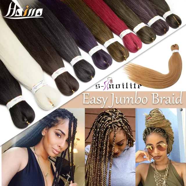 Color Braiding Hair Kanekalon  Pink Kanekalon Braiding Hair - Hair  Extensions Ombre - Aliexpress