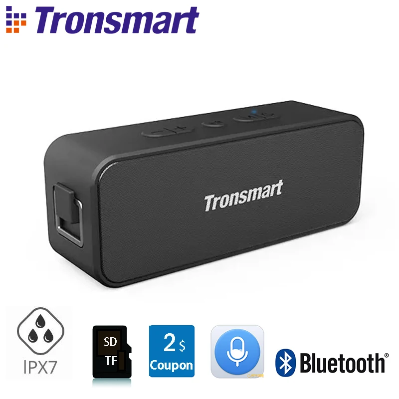 Tronsmart T2 Plus Bluetooth 5 0 динамик 20 Вт портативный 24 ч Колонка IPX7 Саундбар с TWS голосовой