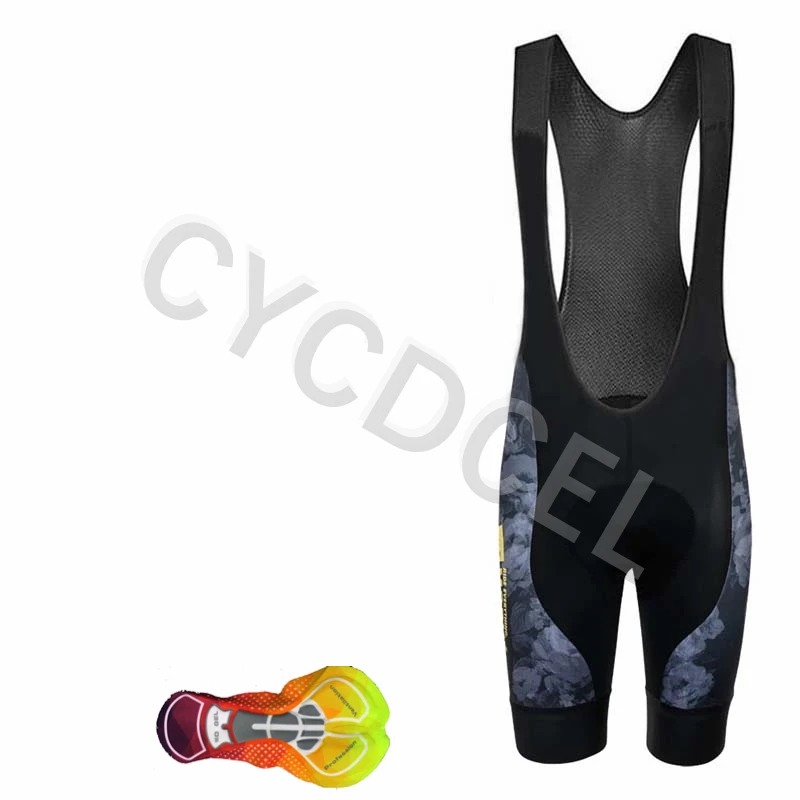 Black bib Shorts MORVELO Новые велосипедные шорты на лямках, велосипедные дышащие впитывающие пот, Ciclismo Pantalones cortos, велосипедные штаны с гелевой подушечкой 16D - Цвет: Black bib Shorts