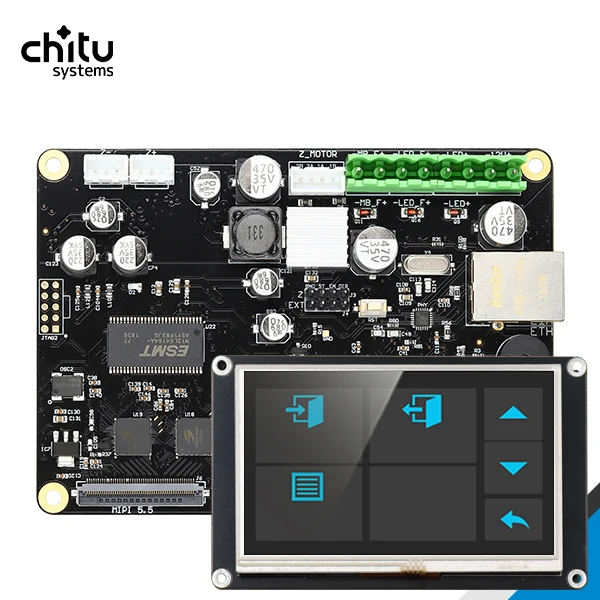 ChiTu 3D принтер плата L5.5 10.1 контроллер Поддержка A4988 Драйвер с 32 бит STM32 ARM для печати