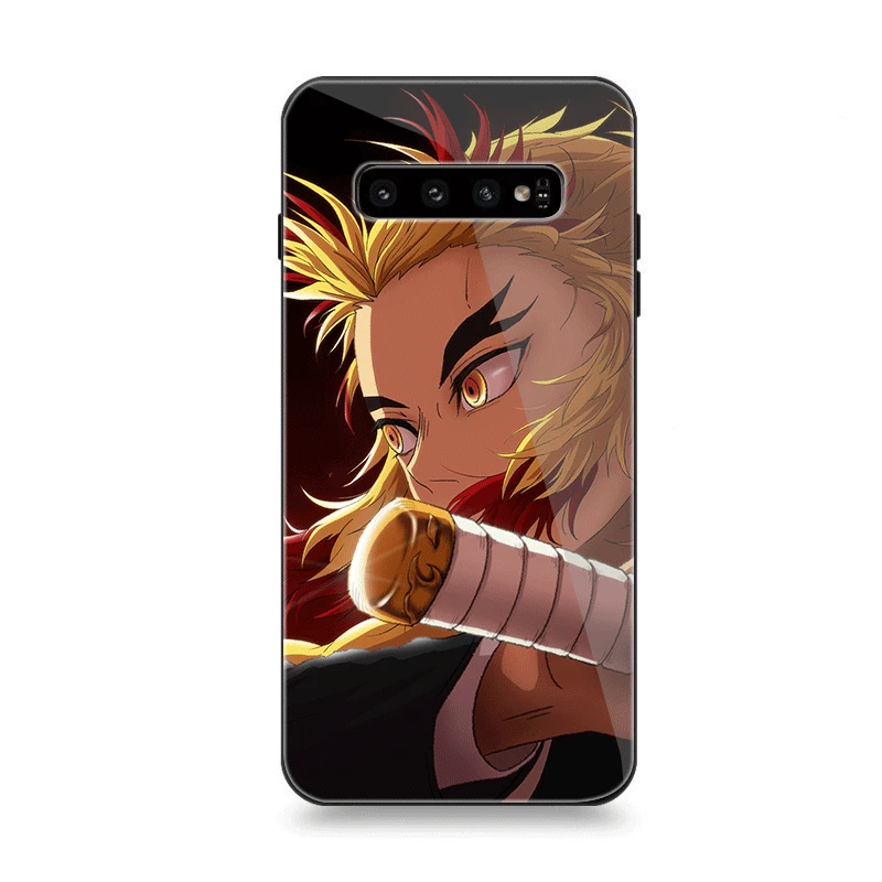 Чехол для телефона Стекло для samsung A10 A20 A30 A40 A50 A60 A70 S7 край S8 Plus Note 8 9 S10 крышка Rengoku Kyoujurou демон убийца - Цвет: G3