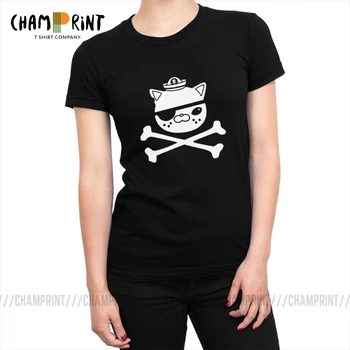 

Kwazii Krossbones Women T Shirt The Octonauts Cartoon Anime Tees Top Fashion Cotton T-shirt for Female Hipster Clothing Printed