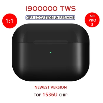 

New Air Pro 3 Airpodding Pro 1:1 Super Copy Wireless Bluetooth Earphones Matte Black Bass earbuds pk i90000 i900000 pro tws