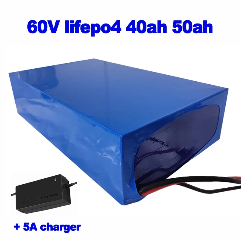 Литий железо фосфатный Аккумулятор Lifepo4 LFP 60 в 40 Ач 50 для электровелосипеда