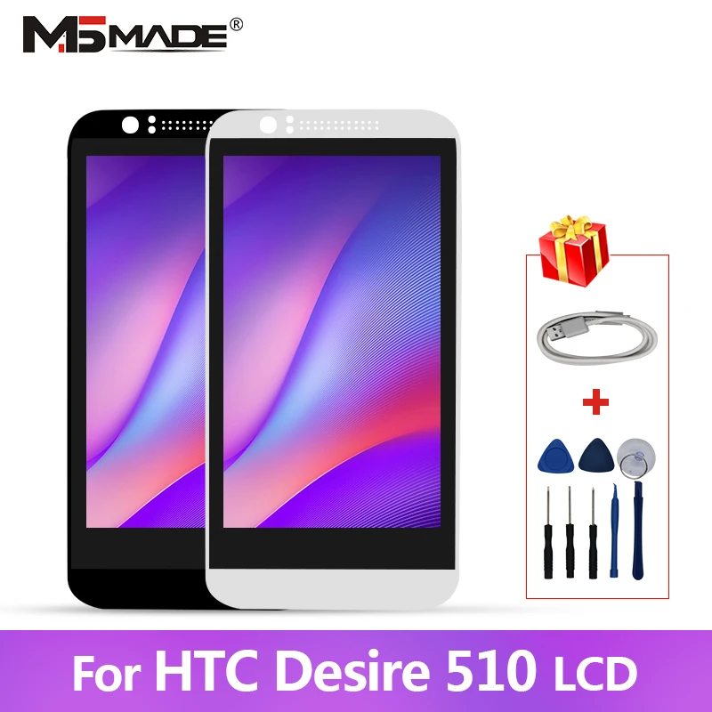 

For HTC Desire 510 LCD Touch Screen Digitizer Display Replacement Assembly Parts With Frame For HTC Decire 510 Display