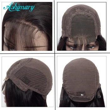 Ashimary 4x4 Lace Closure Wigs Human Hair Brazilian Body Wave Lace Wigs for Black Women Pre Plucked with Baby Hair 180 Density 5