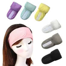 

Cosmetic Wrap Turban Headband Face Wash Adjustable Yoga Women Facial Toweling Bath Tiara Hairband Women Makeup Hair Headbands