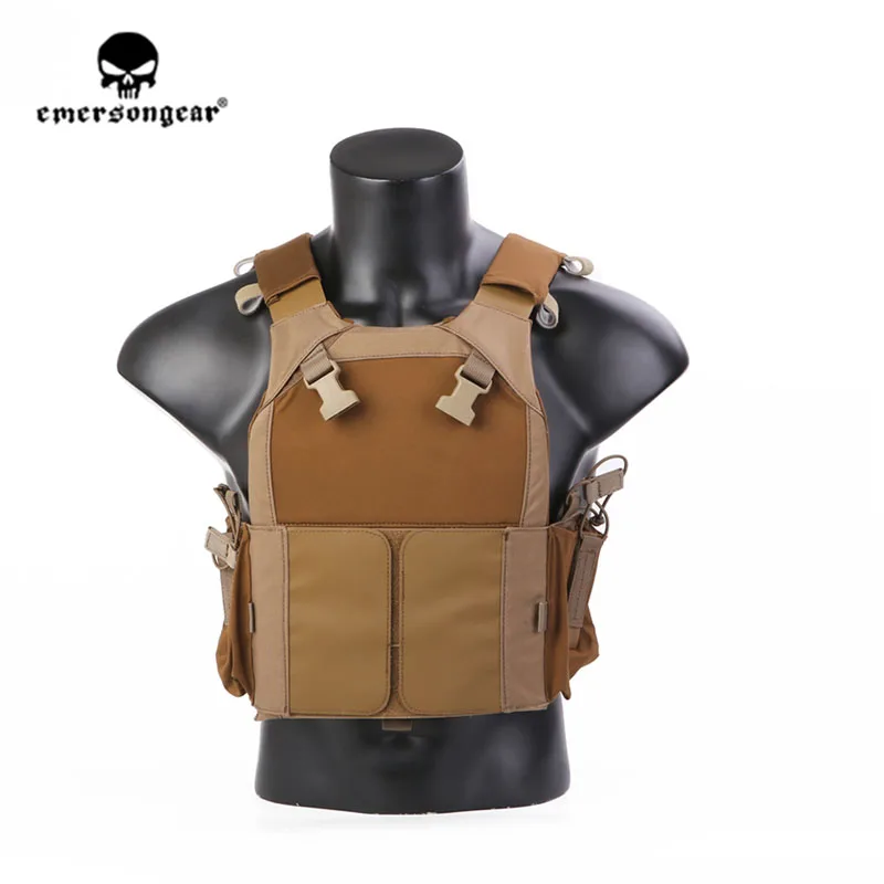 CB Emerson gear Emerson LV-MBAV шт., тактический жилет, легкий, CS Wargame, военная, тренировочная, защитная Экипировка, бронежилет - Цвет: CB