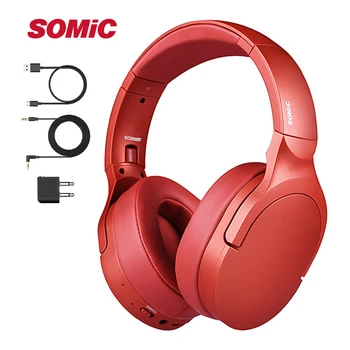 

SOMIC SC2000bt Bluetooth 5.0 HiFi Wireless Headset Headphone Stereo Sound Sports Foldable Headset for iPhone iPod MP4 Laptop