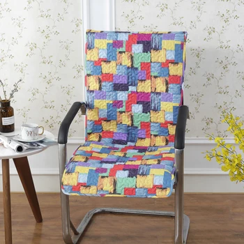 

Cloth Integrated Chair Cushion Hot Sale Boss Chair Cushion With Bandage Antiskid Rectangle Seat Pad Home Office Decor Cushion Q