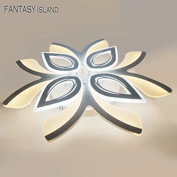 

New arrival led ceiling lights for living room kitchen bedroom kids' room dimmable lamp art deco fixture with remote control
