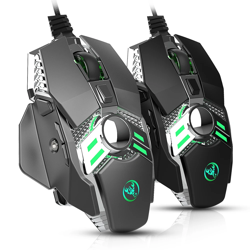 Регулируемые dpi 7 программируемых кнопок оптическая USB PC игровая мышь эргономичная проводная мышь настольная Профессиональная домашняя механическая