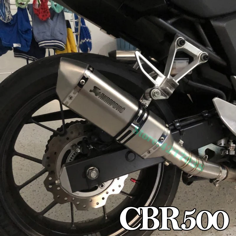 Для Honda CBR300 CBR 500 мотоцикл Выхлопная средняя связь Соединительная труба средней трубы cbr500 cbr300 CBR500X CBR500F CBR500R
