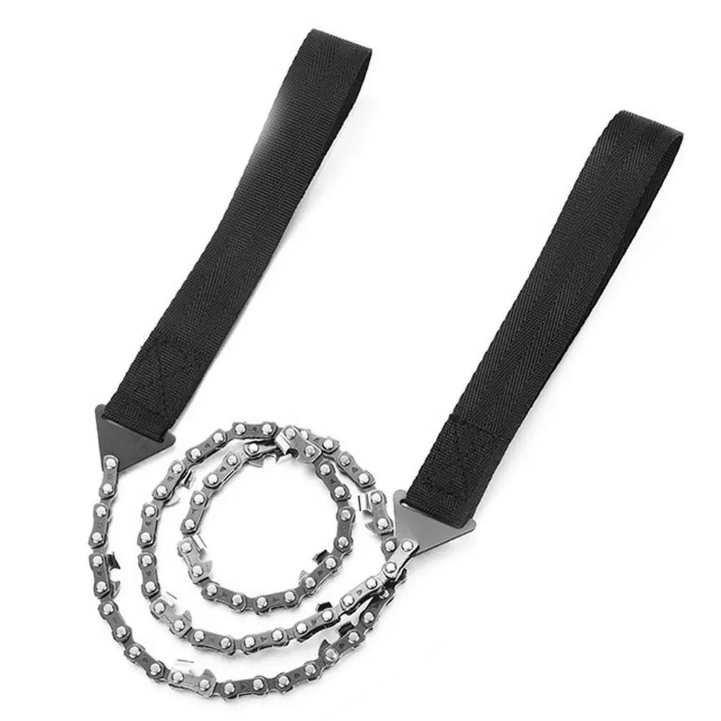 

11 Tooth Chain Saw Outdoor Strong Manual Chain Saw Strip Folding Saw for Camping Outdoor