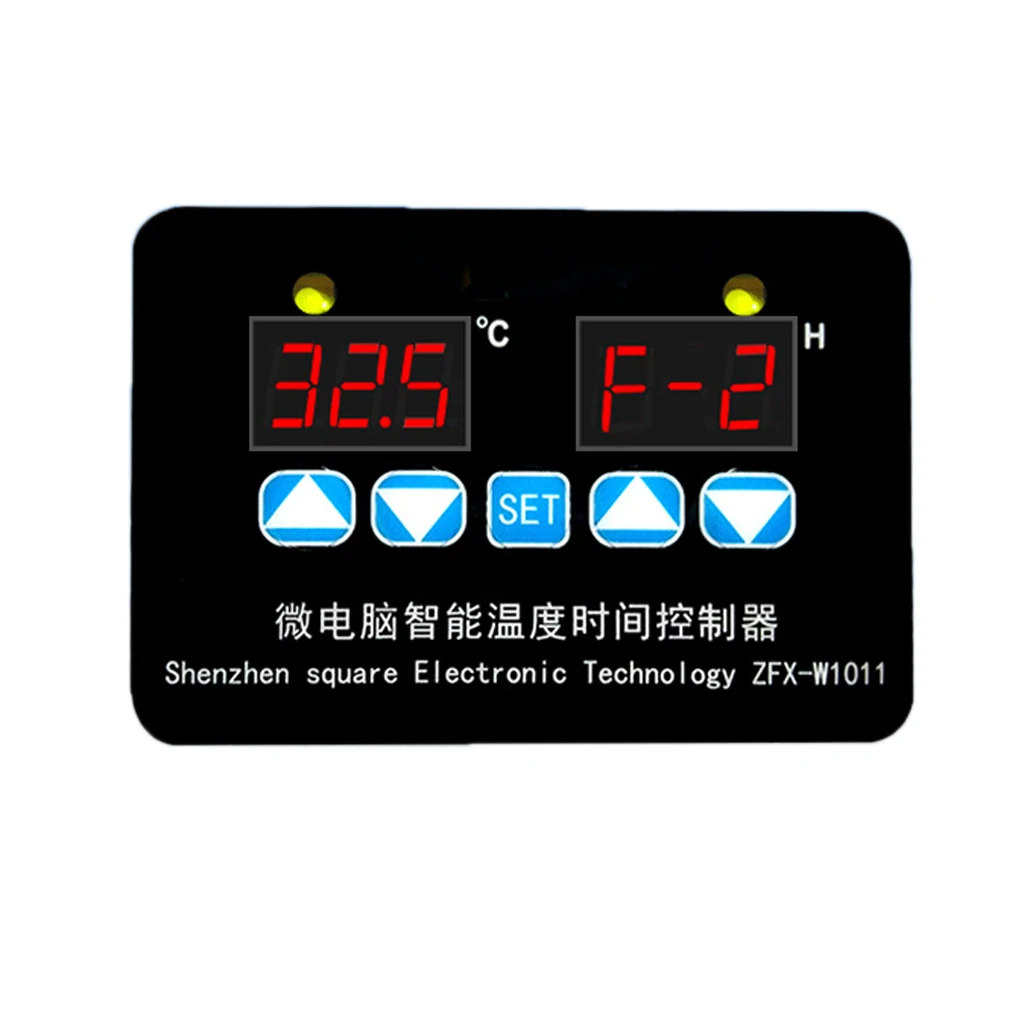Digital Temperature Controller Thermostat & Timer Time Switch DC 12V Heating Cooling