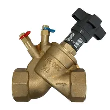 Латунный статический балансировочный клапан DN15/DN20/DN25/DN32/DN40 дифференциальный клапан контроля давления балансировочный клапан