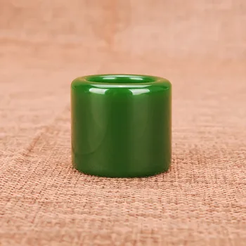 

NATURAL GREEN JADE STONE RING FASHION CHARM JADEITE JEWELRY CARVED FINE ACCESSORIES AMULET FOR MEN WOMEN GIFTS