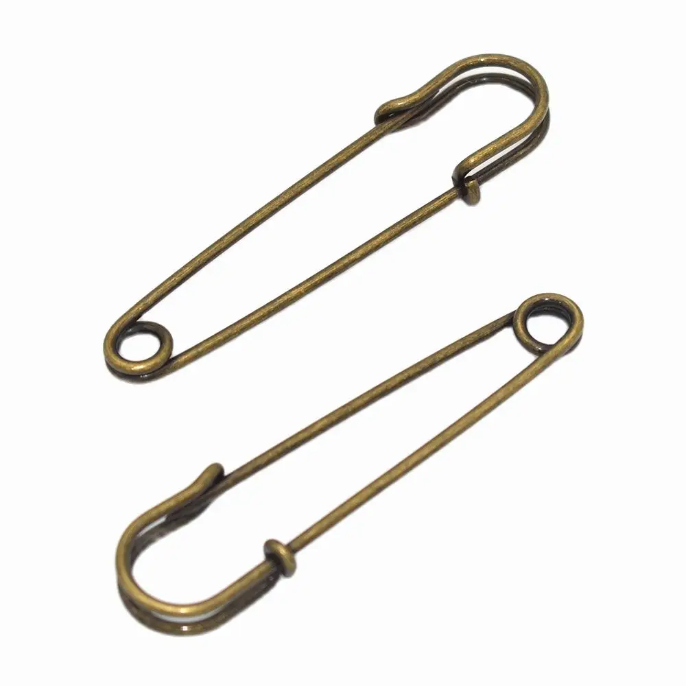 70mm Antique Bronze Safety Pin Clothing Shawl Pin Brooch Pins Large Safety  Pin Giant Safety Pins Metal Pins Brooch Safety 6pcs - Pins & Pincushions -  AliExpress