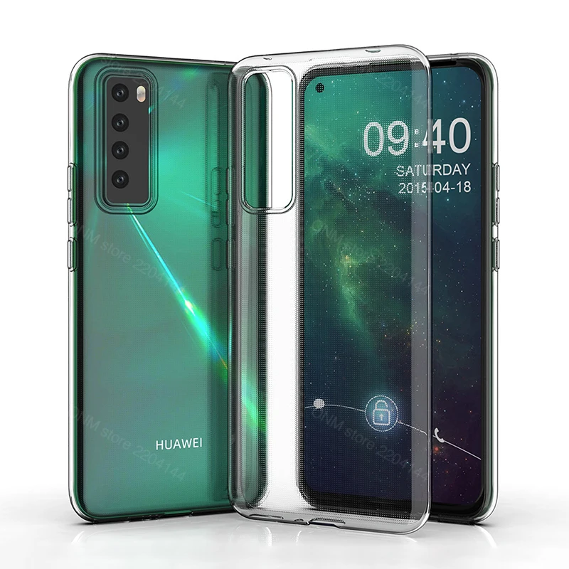 

Full Protection Clear Case for Huawei Nova 7 7i Pro SE 5G Nova7 7Pro Transparen Silica Gel TPU Ultrathin Mobile Phone Cover Capa