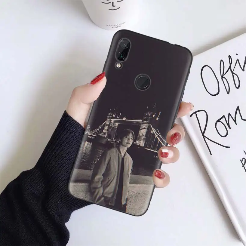 Kpop Kim V Taehyung чехол для Xiao mi Red mi Note 7 8 K20 7S 7A 6 6A Pro S2 5 mi Play 9T CC9 E A1 A2 Lite F1 мягкий чехол для телефона - Цвет: BS130-2