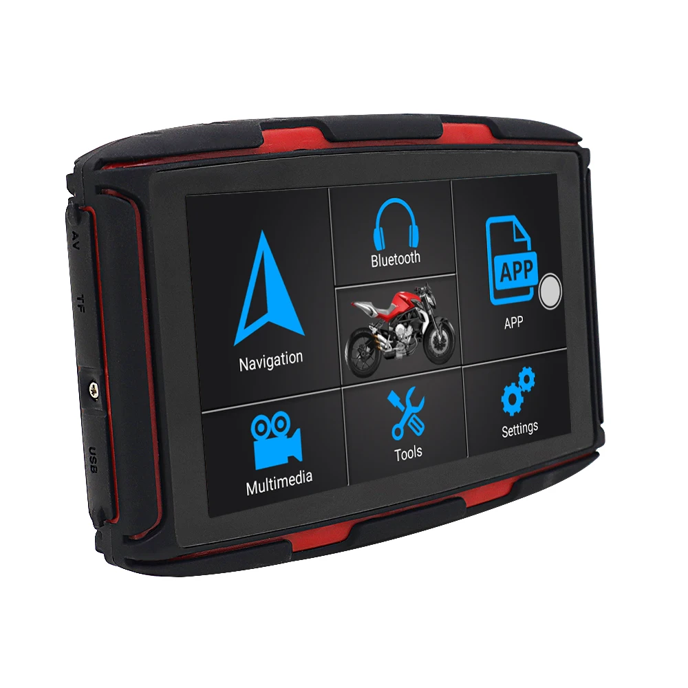 5 дюймов ips сенсорный экран автомобиля Аксессуары для gps Moto gps-навигатор для грузовика системы портативный 16 Гб fm-передатчик gps навигатор