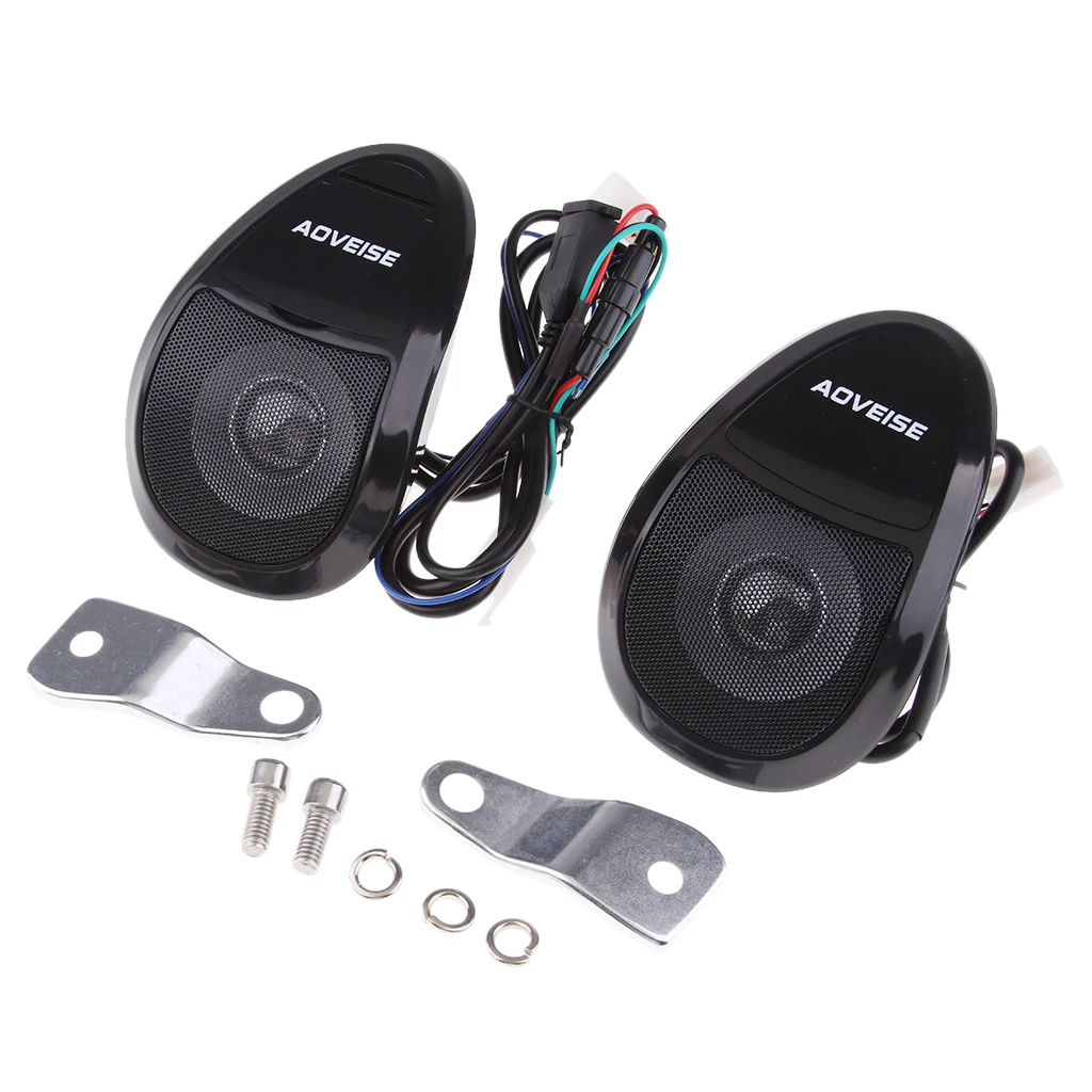 Amplifier Bluetooth Motorcycle MP3 Stereo Speaker Audio System Radio USB TF