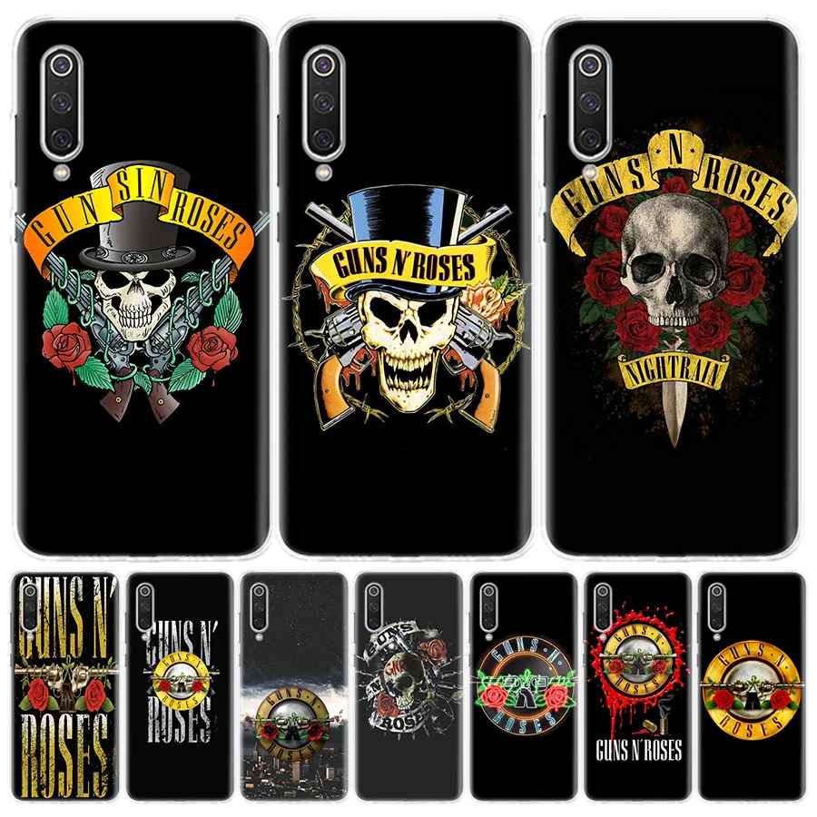 Чехол Guns n roses для телефона Xiaomi Redmi Note 9 8 7 8A 7A 6A S2 K20 K30 8T 9S MI CC9 F1 Pro|Бамперы| |