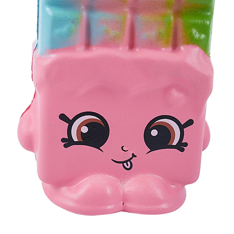 2 шт./компл. Kawaii мягкие Jumbo сжатие торта игрушки медленно поднимающийся Galaxy задняя крышка с рисунком радуги Ароматические супер мягкий снятие стресса