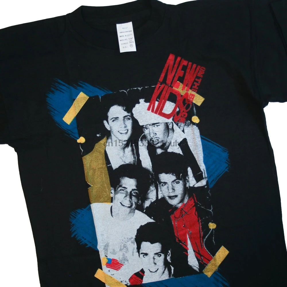90s New Kids On The Block T Shirt M Boy Band NKOTB Backstreet Boys Nsync Take That Spice Girls One Direction East 17 Joey | Мужская
