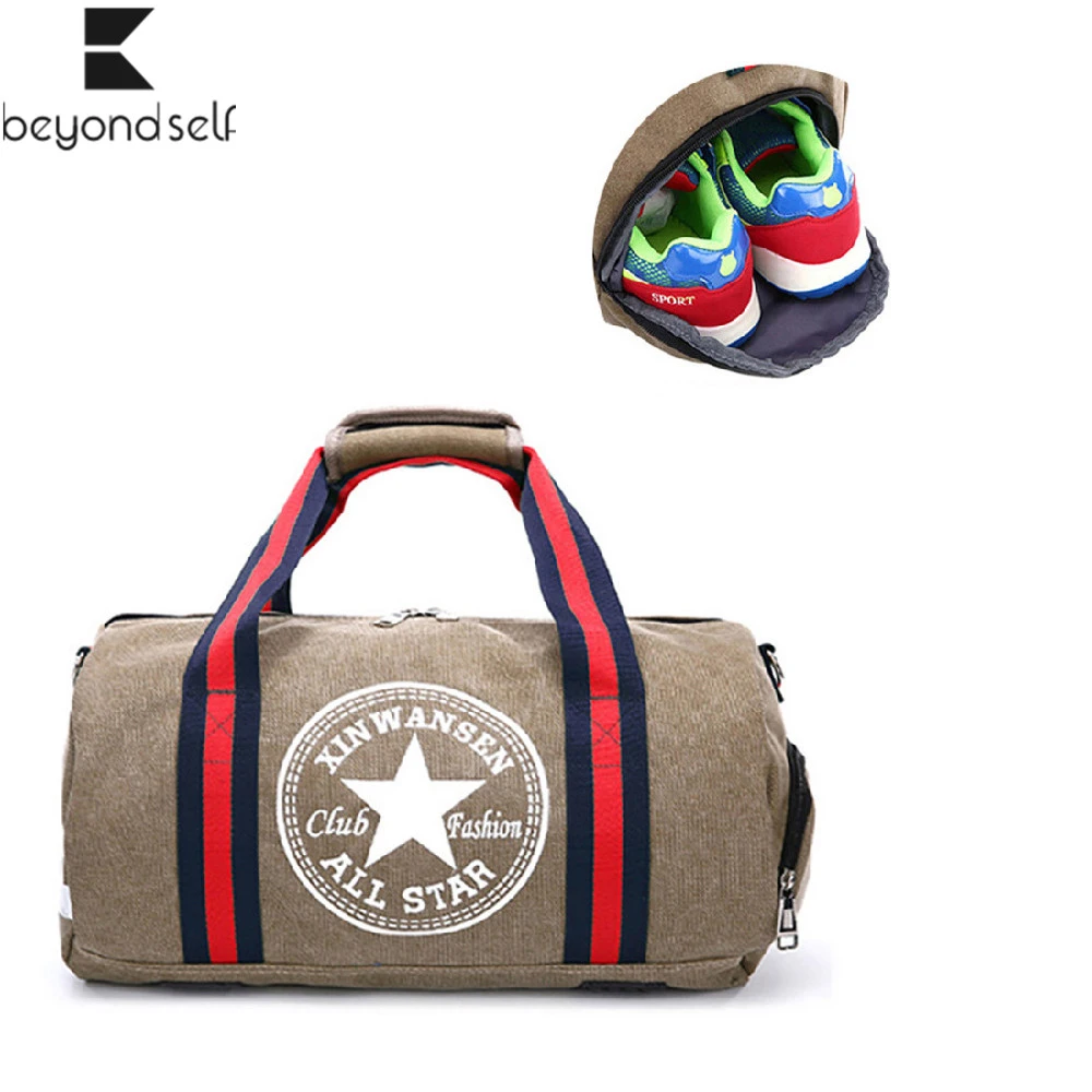 Unisex Gym Bags Sport Bag Men Fitness Football Sports Bag Women Yoga Canvas Handbag Shoulder Travel Outdoor Bag Pack Sport Bags