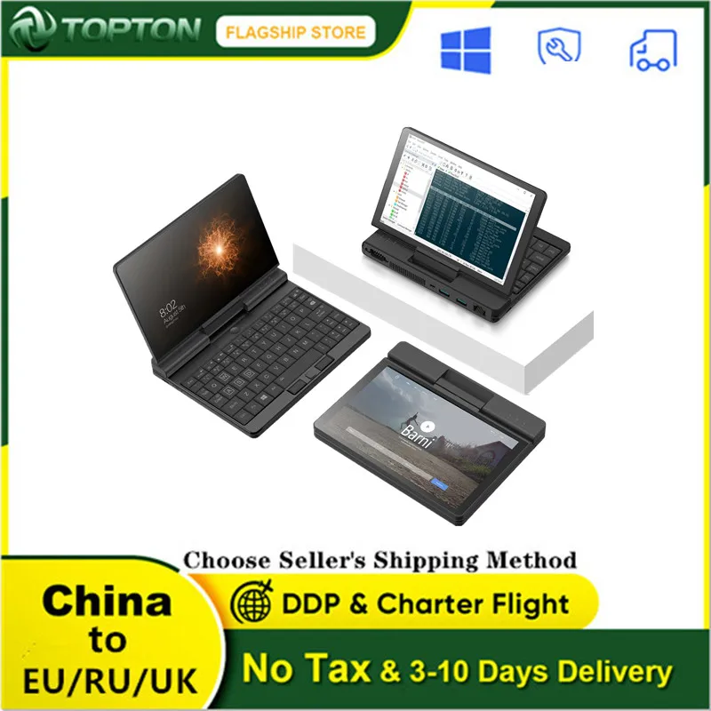 Ноутбук A1 Pro 7 дюймов Intel i7 1160G7 i5 1130G7 16 Гб ОЗУ 512 ГБ NVMe SSD сенсорный экран карманный
