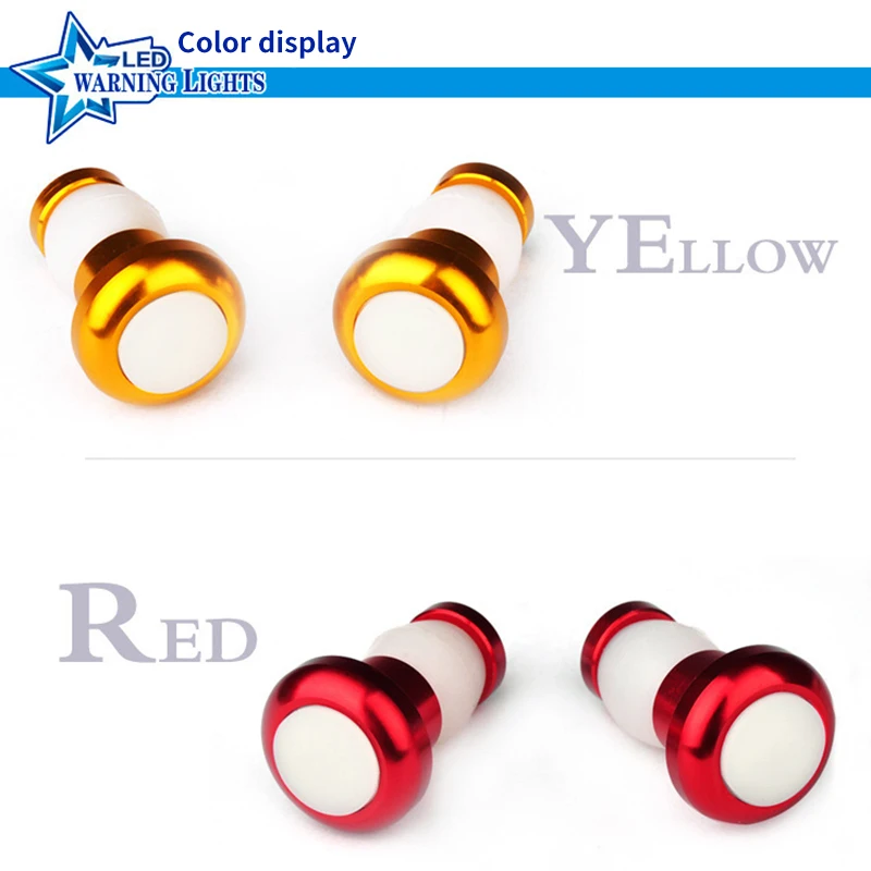 

1 Pair Road Bicycle Turn Signal LED Light Aluminum Alloy Handlebar Indicator Light Cycling Steering Warning Light Bike Equipment