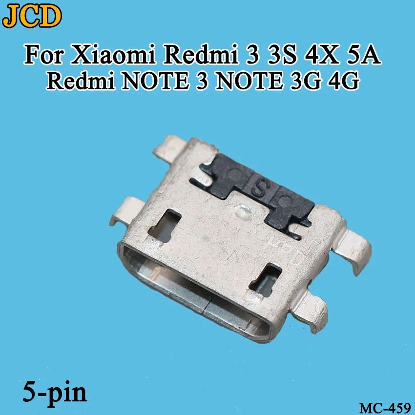 JCD 10 шт./лот для Xiaomi Redmi 3 3S 4X 5A NOTE 3 Redmi NOTE 3 3G 4G USB разъем для зарядки