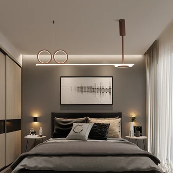 

Personalized creative office design living room home decoration chandelier Nordic bedroom modern minimalist chandelier