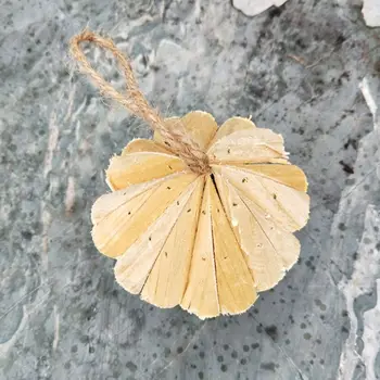 

Fir Cone Bird House Wooden Birds Nest Handmade Wood Crafts With Rope Lanyard Hanging Birdhouse 090C