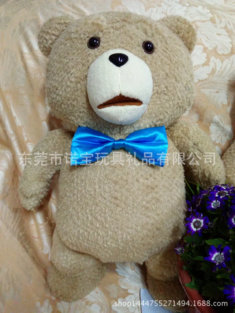 1" 45 см плюшевый мишка TED плюшевые игрушки с голубым галстуком пират плюшевый мишка мягкие куклы игрушки подарки для детей