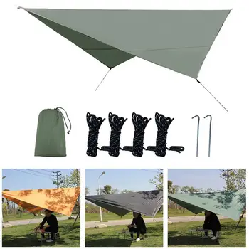 

Waterproof Sun Shelter Tent Tarp Anti UV Beach Tent Camping Shade Rain Outdoor Camping Hammock Awning Fly Canopy Sunshade R5D7