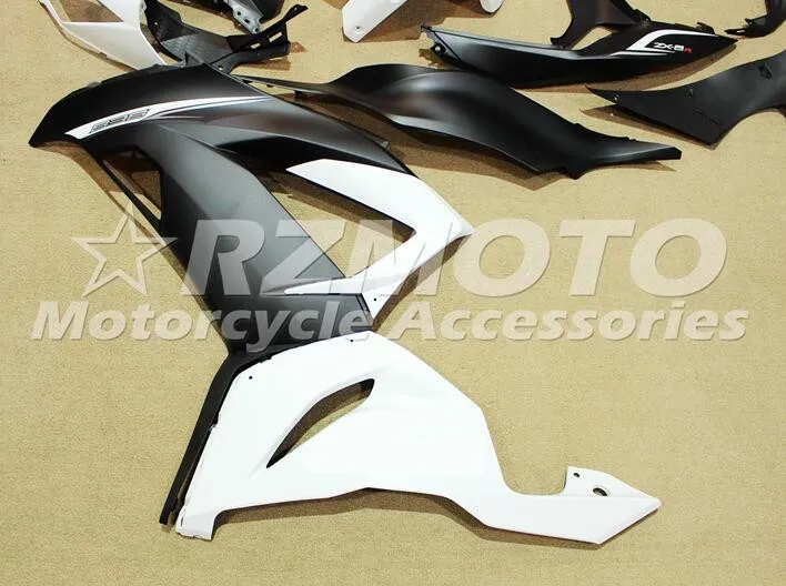 ABS полный обтекатель комплект подходит для Kawasaki ZX6R 2013 Обтекатели ZX-6R Ninja 636 599 приятный белый черный