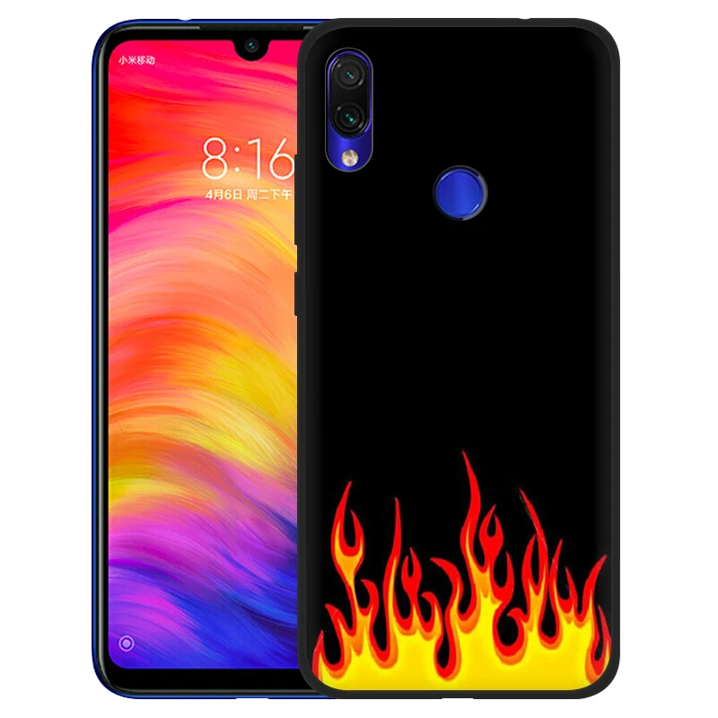 EWAU художественная личность пламя силиконовый чехол для телефона для Xiaomi Redmi 8A 4A 4X5 plus 5A 6 pro 6A 7 7A S2 GO K20 pro - Цвет: B3